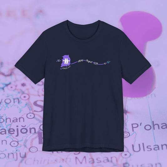 AP529 Korea Heartline Logo Unisex Jersey Short Sleeve Tee
