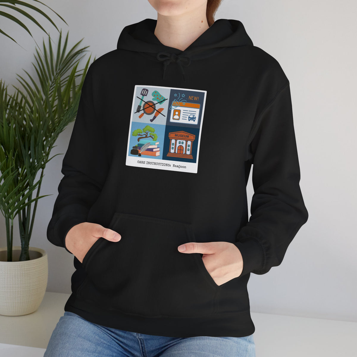 Namjoon Hoodie - Care Instructions - Cozy Unisex Sweatshirt