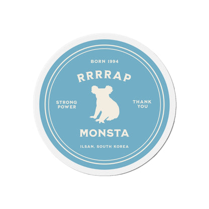 RRRRap Monsta Badge Series Die-Cut Magnet