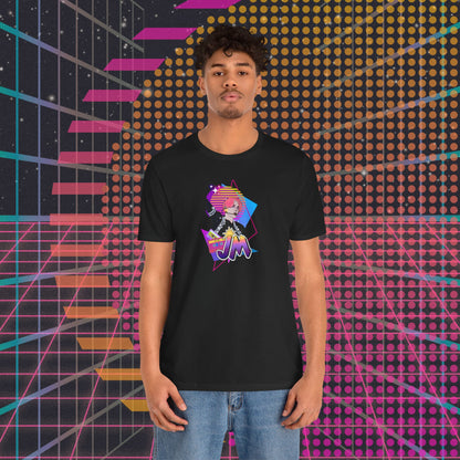 Jimin Short Sleeve Shirt - Fanmade BTS Retro Series - 80s Pop Aesthetic - Soft Unisex T-Shirt