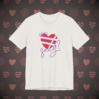 OT7 Short Sleeve Shirt - What's Your Love Song? - Unisex Jersey T-Shirt