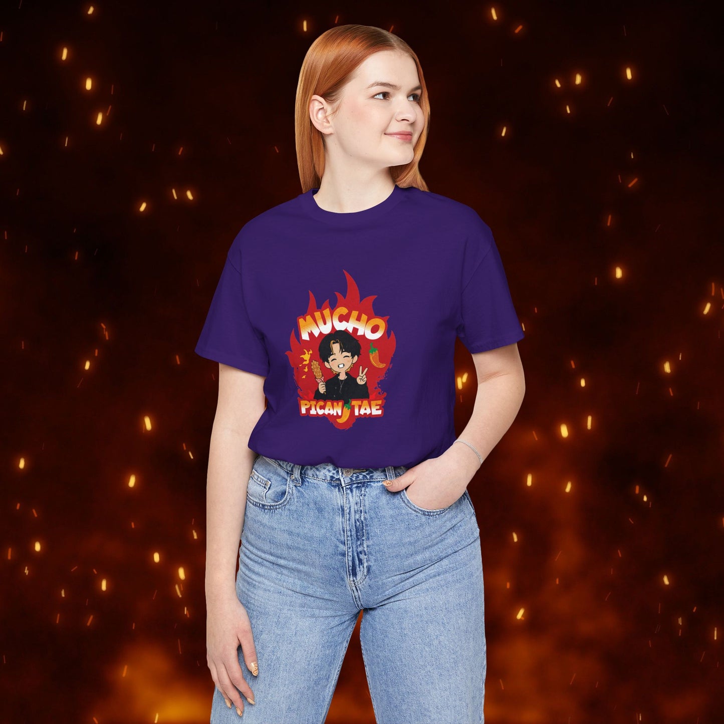 Taehyung Short Sleeve Shirt - Mucho PicanTae - Unisex Jersey T-Shirt