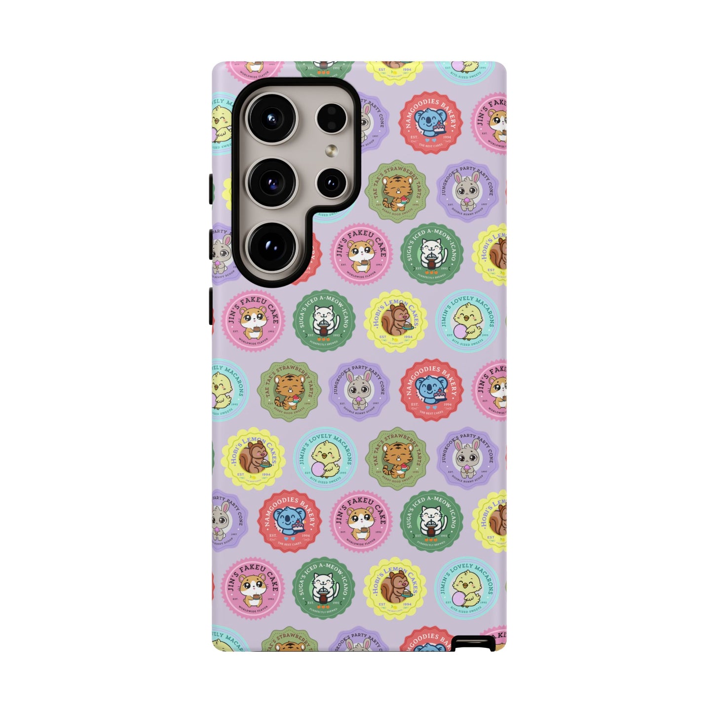 OT7 Phone Case - Cute Fanmade BTS Merch - Namgoodies Bakery - iPhone, Galaxy, Pixel