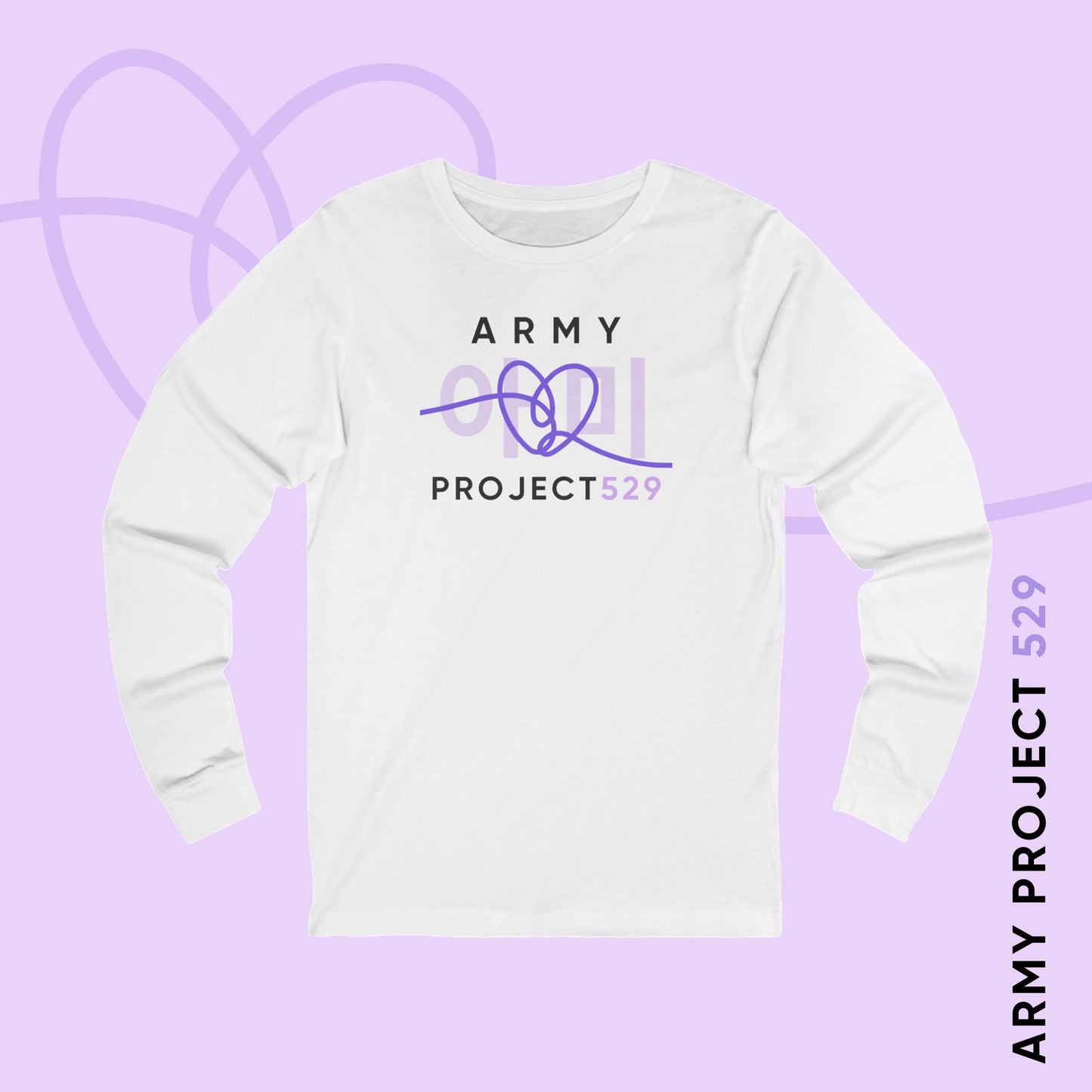 ARMY Project 529 Unisex Jersey Long Sleeve Tee