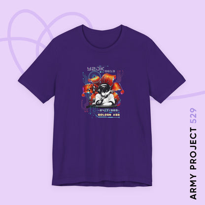 Jung Kook Short Sleeve Shirt - Fanmade BTS Retro Series - Y2K Gamer Aesthetic - Soft Unisex T-Shirt