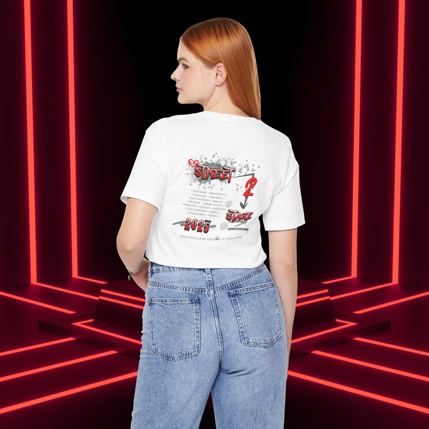 Hobi Concert Short Sleeve Shirt - HOTS with Hope (Stop Sign Ver.) - Fanmade BTS Merch - Soft Unisex T-Shirt