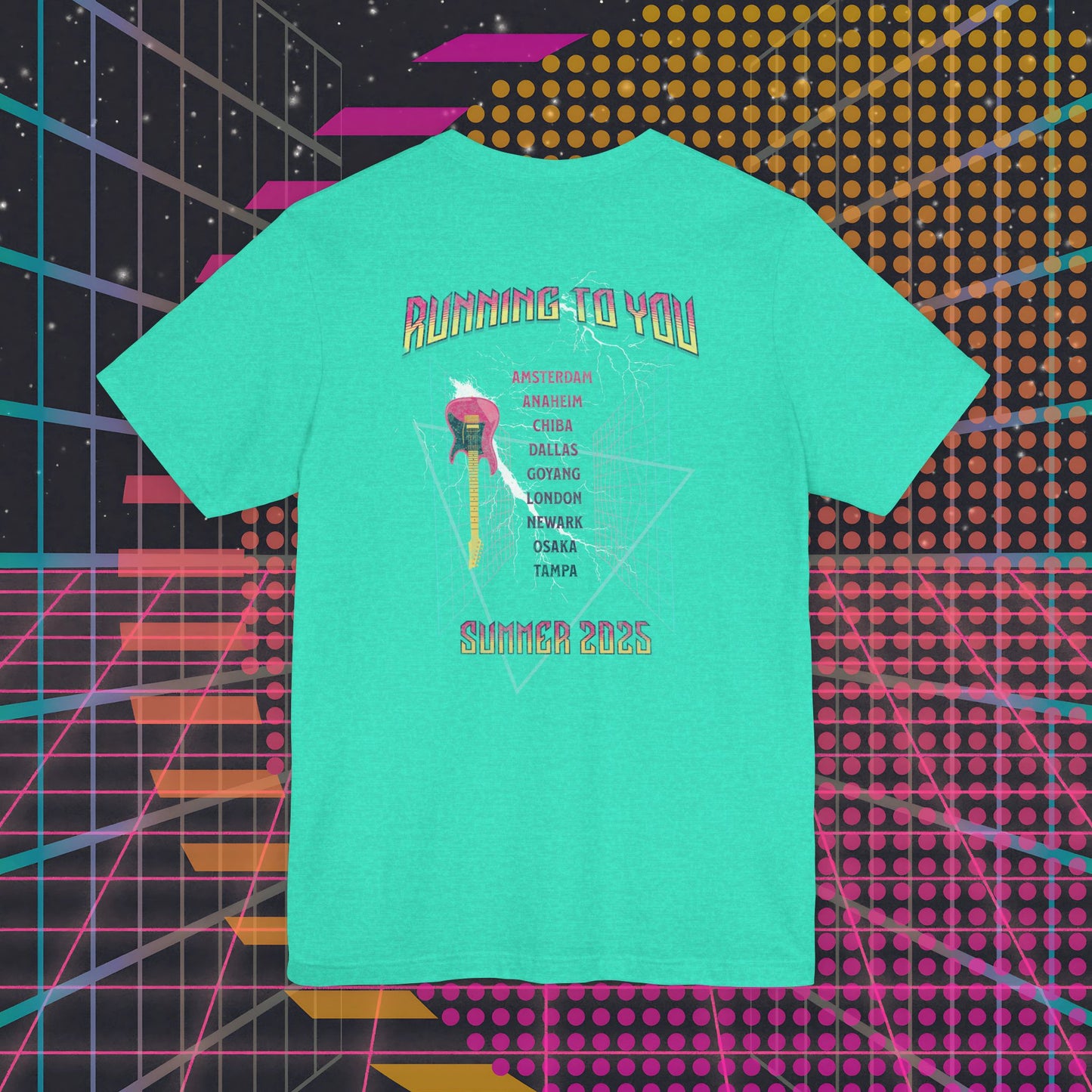 Jin Concert Short Sleeve Shirt - Fanmade BTS Merch - Running To You - Unisex Jersey T-Shirt