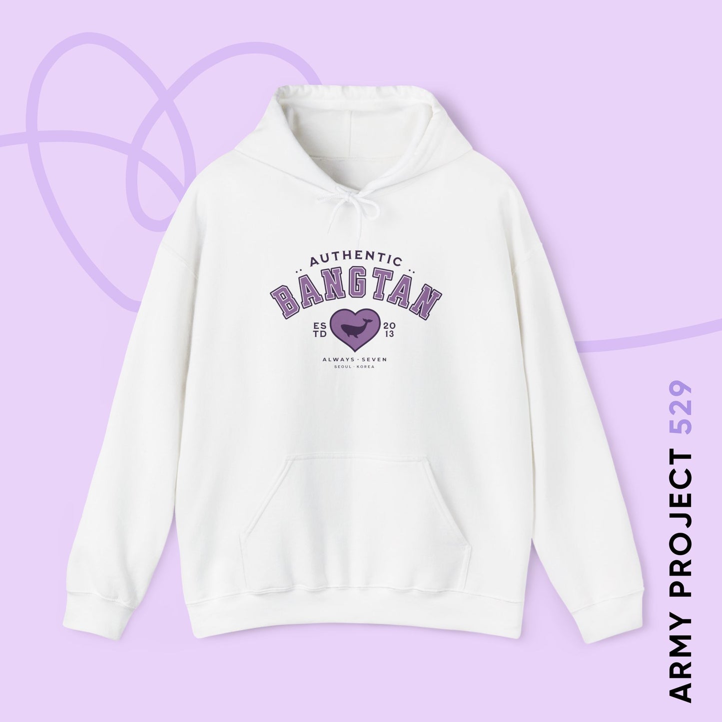OT7 Hoodie - Bangtan Athletics - Fanmade BTS Merch - Cozy Unisex Sweatshirt