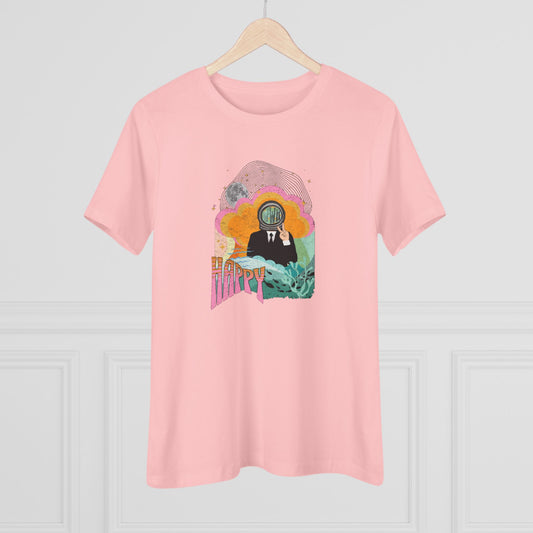 Jin Women's Tee - BTS Fanmade Retro Series - 1960s Mod Aesthetic - Soft Jersey T-Shirt