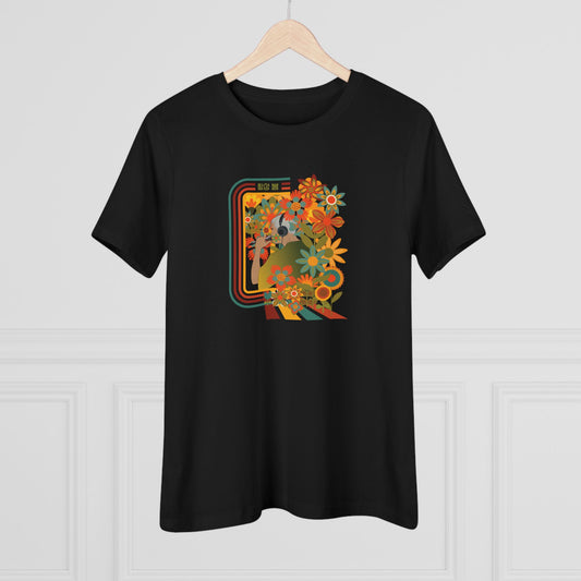 Namjoon 1970s Retro Series Women's Relaxed Jersey Short Sleeve Tee