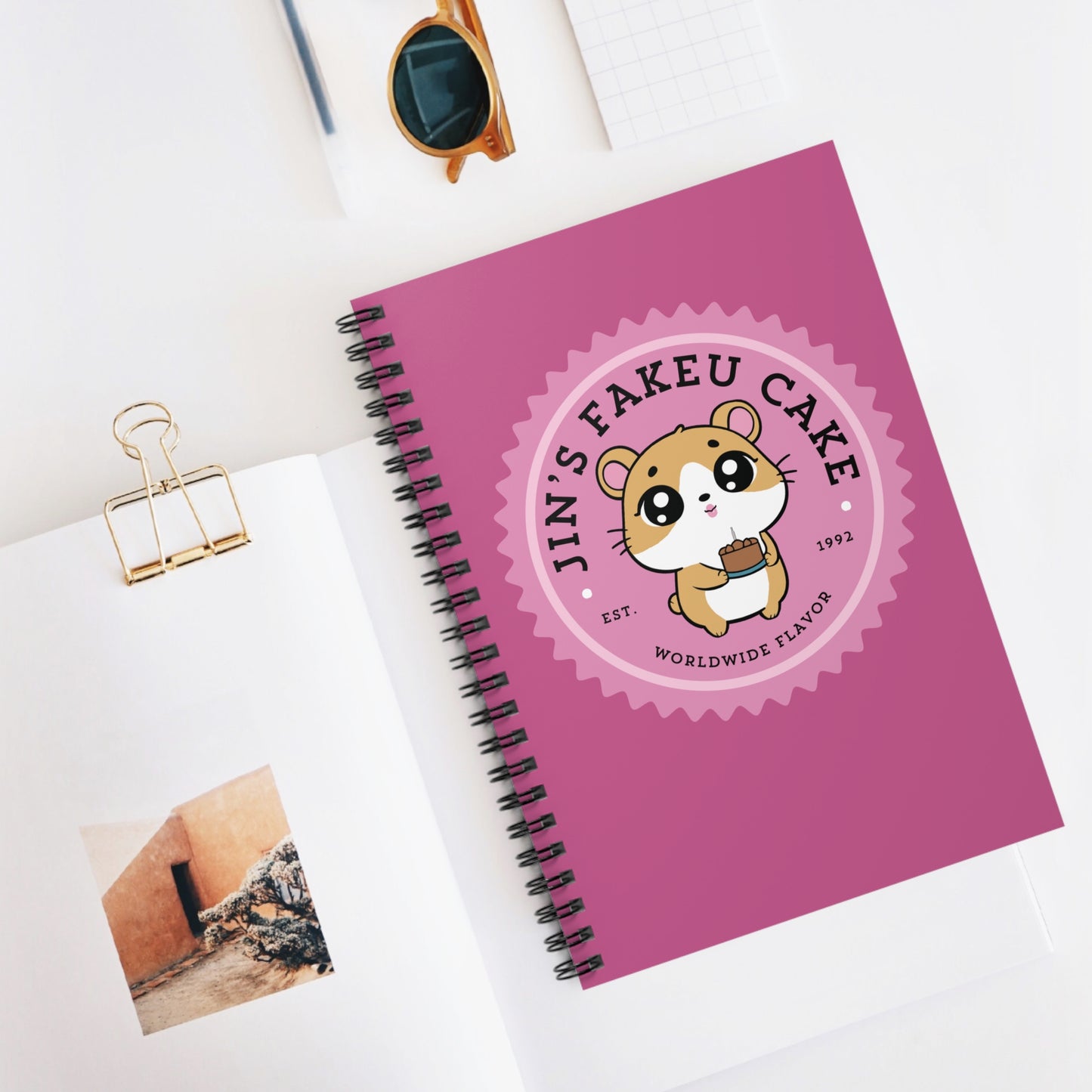 Jin's Fakeu Cake Bakery Series Spiral Notebook