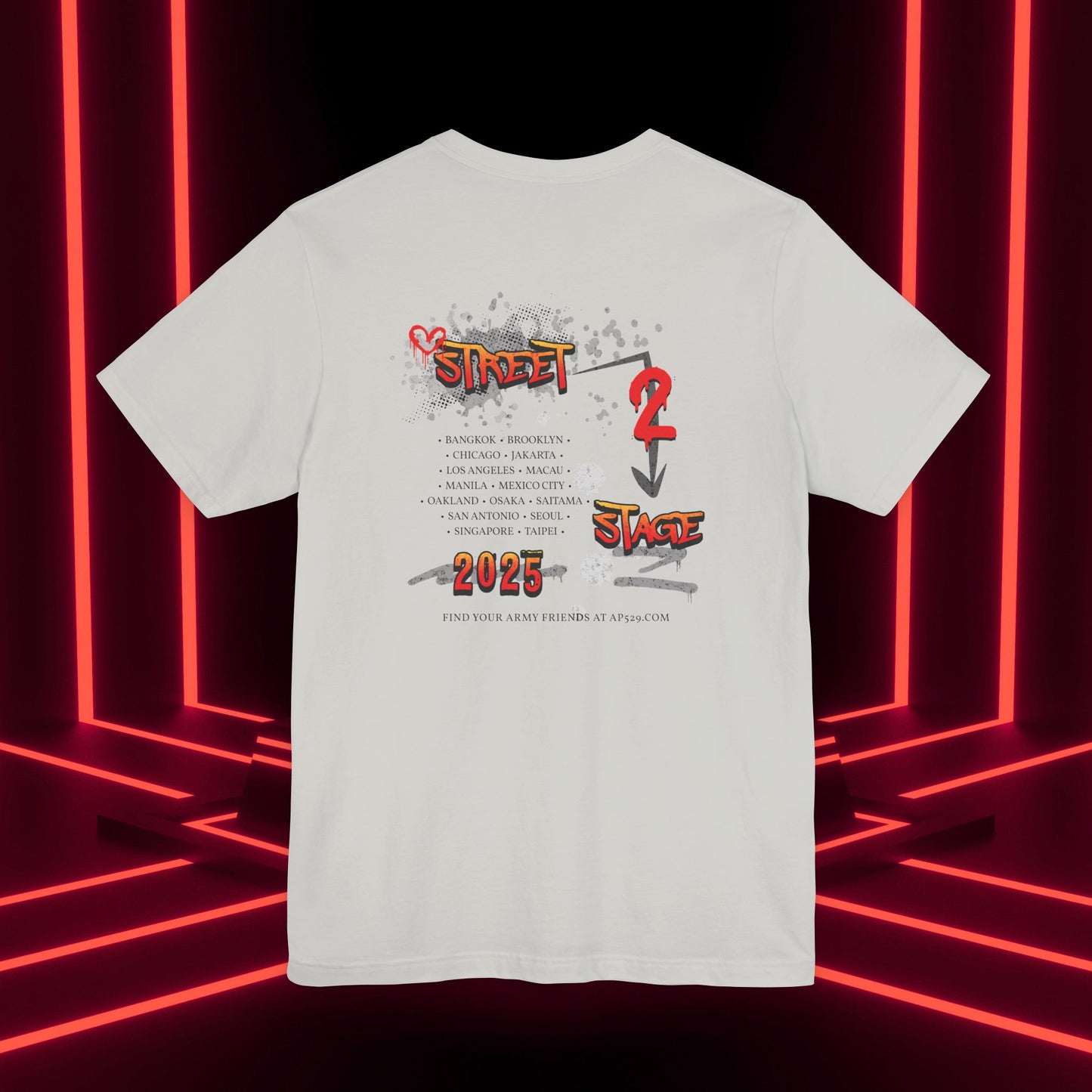 Hobi Concert Short Sleeve Shirt - HOTS with Hope (Arson Ver.) - Fanmade BTS Merch - Soft Unisex T-Shirt