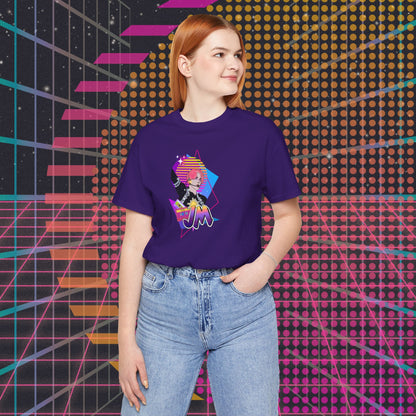 Jimin Short Sleeve Shirt - Fanmade BTS Retro Series - 80s Pop Aesthetic - Soft Unisex T-Shirt