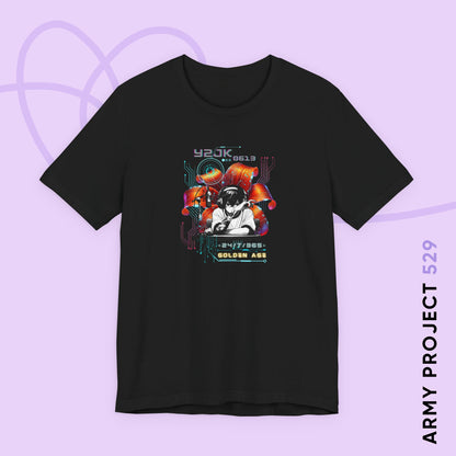 Jung Kook Short Sleeve Shirt - Fanmade BTS Retro Series - Y2K Gamer Aesthetic - Soft Unisex T-Shirt