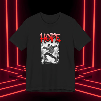 Hobi Concert Short Sleeve Shirt - HOTS with Hope (Stop Sign Ver.) - Fanmade BTS Merch - Soft Unisex T-Shirt
