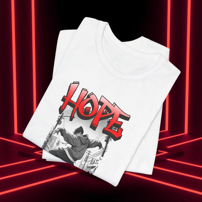 Hobi Concert Short Sleeve Shirt - HOTS with Hope (Stop Sign Ver.) - Fanmade BTS Merch - Soft Unisex T-Shirt