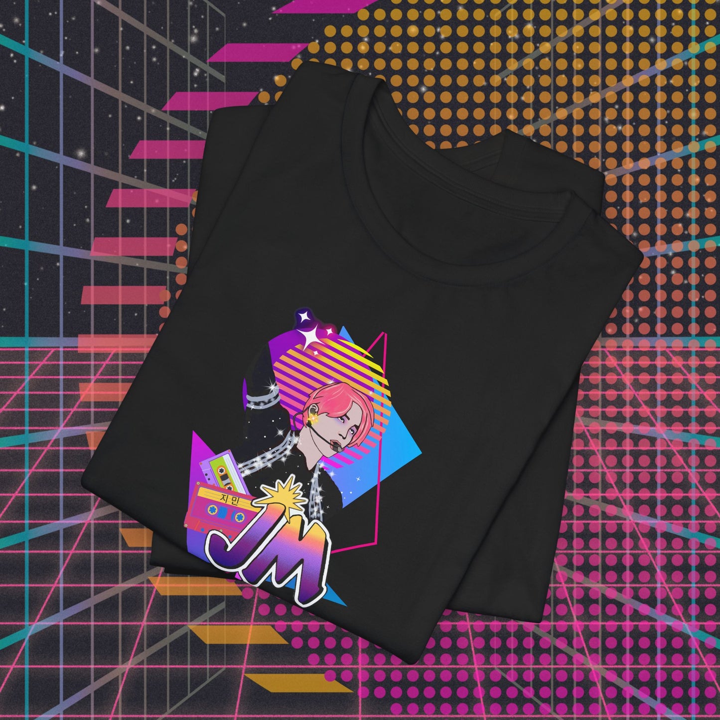 Jimin 1980s Retro Series Unisex Jersey Short Sleeve Tee
