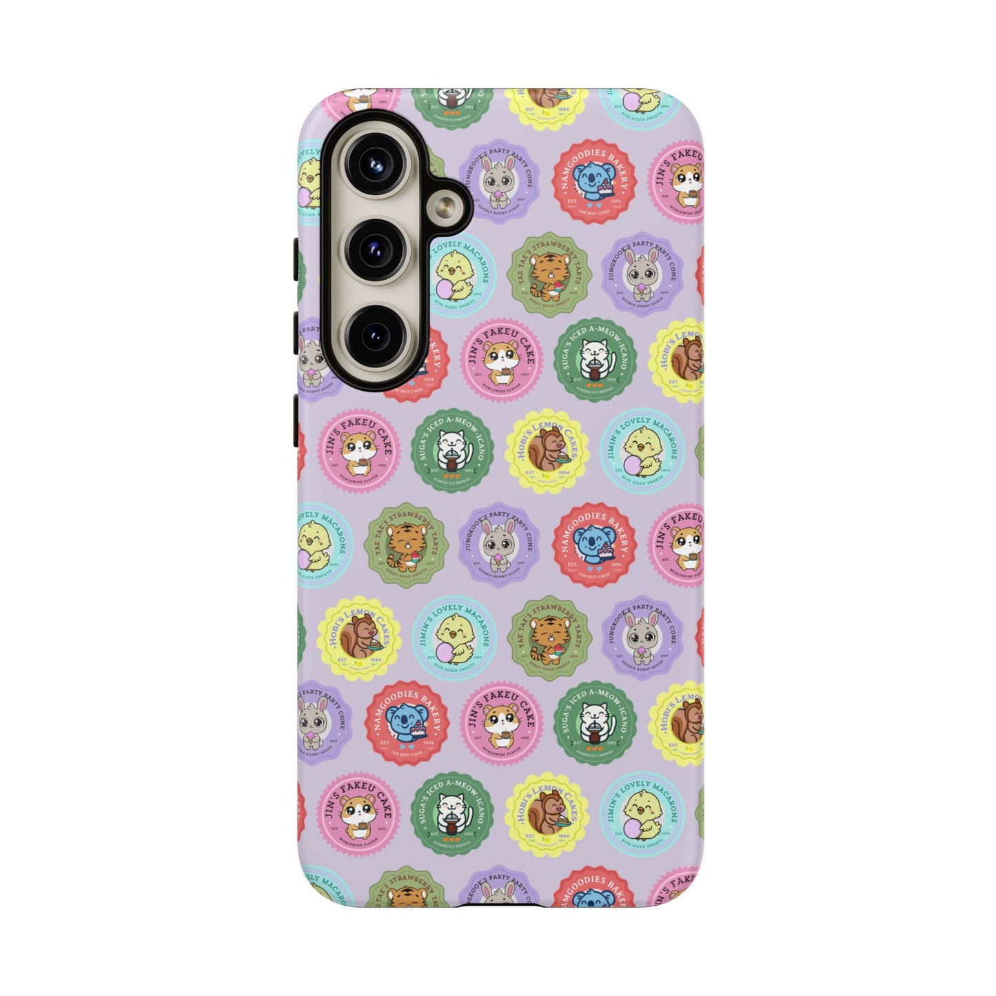 OT7 Phone Case - Cute Fanmade BTS Merch - Namgoodies Bakery - iPhone, Galaxy, Pixel