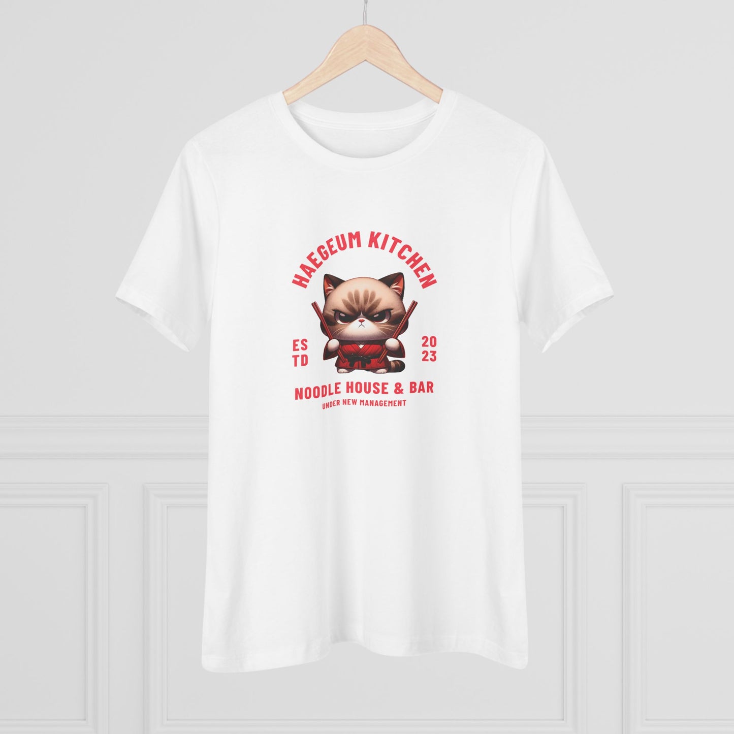 Yoongi Women's Tee - Haegeum Noodle House - Fanmade BTS Merch - Soft Jersey T-Shirt