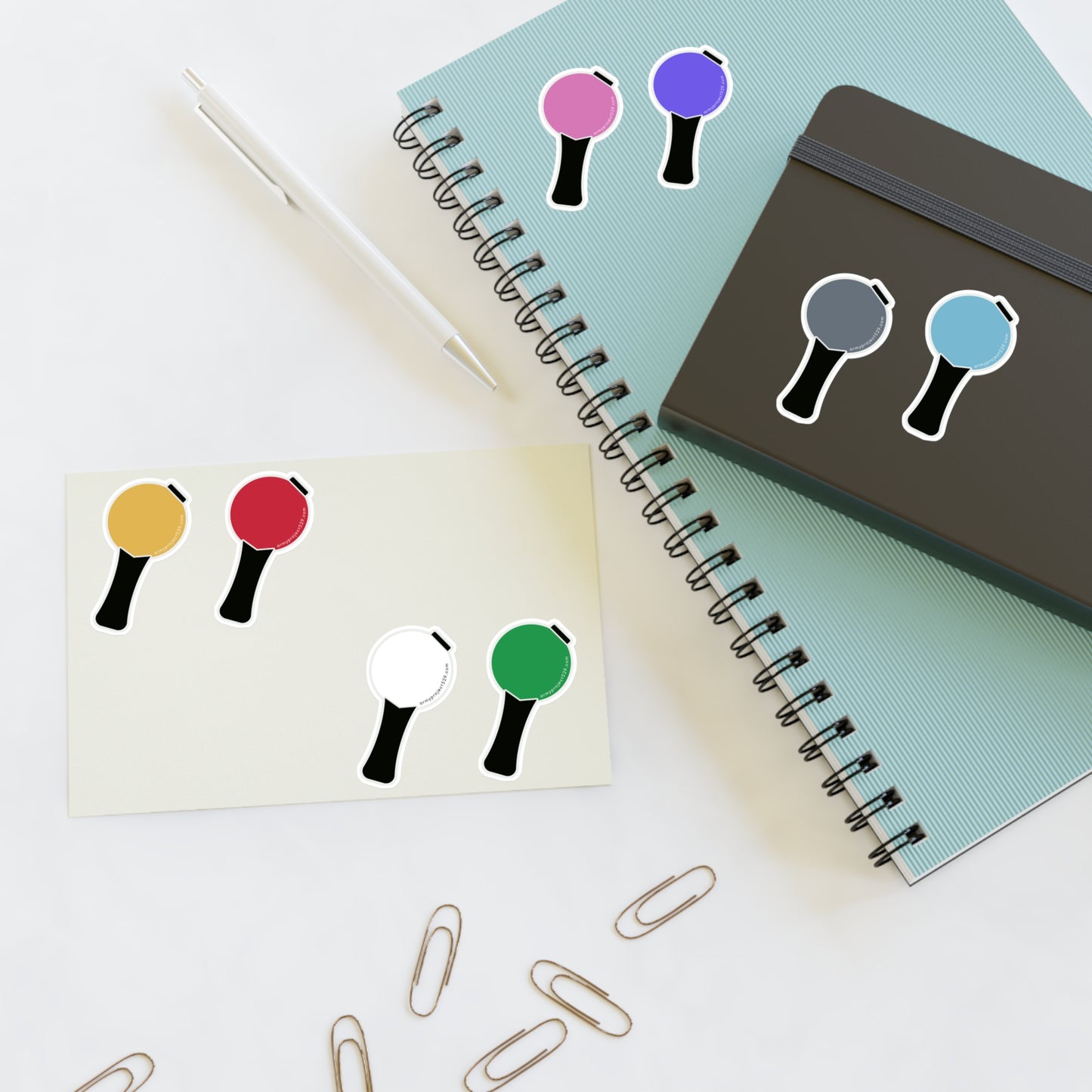 Ma City Map Lightstick Vinyl Sticker Sheet