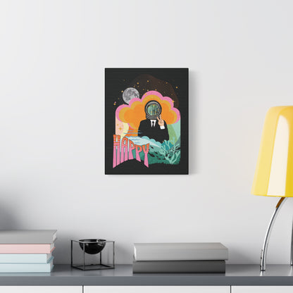 Jin Canvas Wall Art - Fanmade BTS Retro Series - 60s Mod Aesthetic - Framed Wall Decor