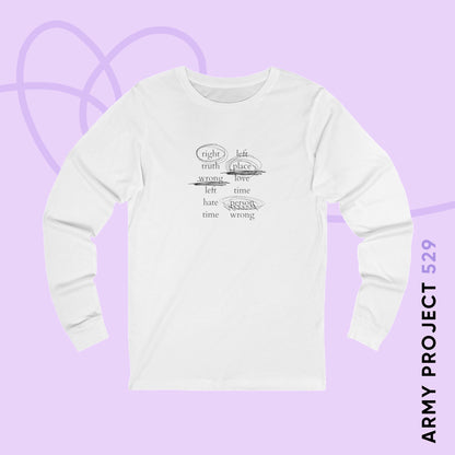 Namjoon Contradictions Unisex Jersey Long Sleeve Tee