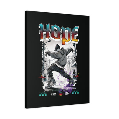 Hobi Canvas Wall Art - Fanmade BTS Retro Series - 90s Hip-Hop Aesthetic - Framed Wall Decor