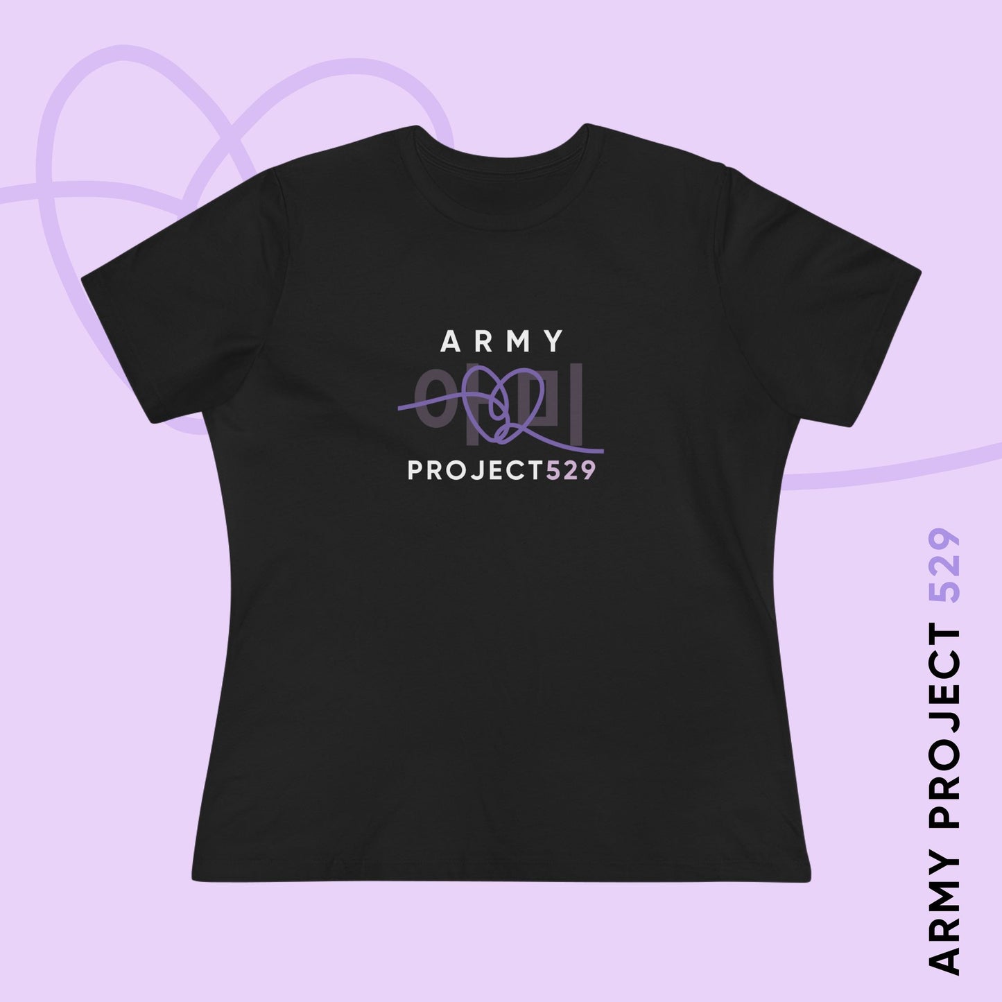 ARMY Project 529 Women's Tee - ARMY Apparel - Soft Jersey T-Shirt