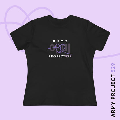 ARMY Project 529 Women's Tee - ARMY Apparel - Soft Jersey T-Shirt