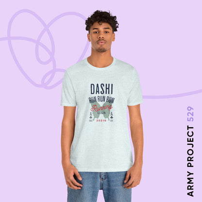 OT7 Short Sleeve Shirt - Dashi Running Club - Fanmade BTS Merch - Unisex Jersey T-Shirt
