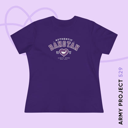 OT7 Women's Tee - Bangtan Athletics - Fanmade BTS Merch - Soft Jersey T-Shirt