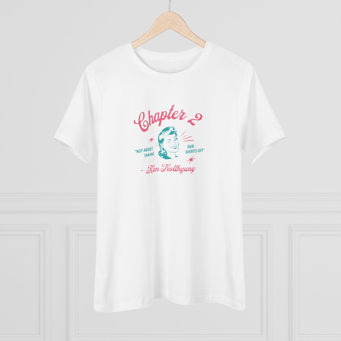 Taehyung Women's Tee - 'Kim Trollhyung' - Fanmade BTS Merch - Soft Jersey T-Shirt