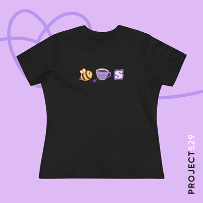 OT7 Women's Tee - Bee Tea Ess - Fanmade BTS Merch - Soft Jersey T-Shirt