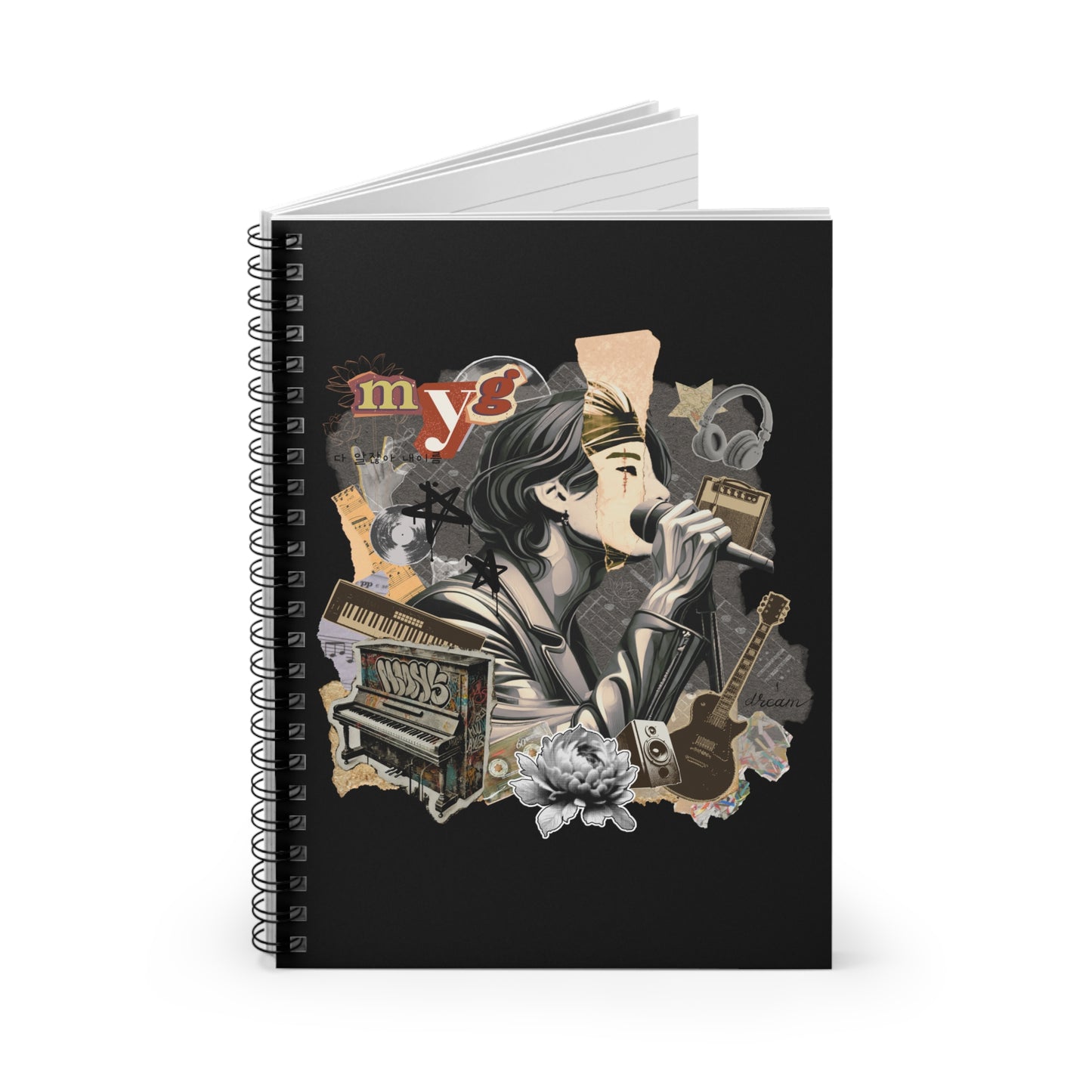 Yoongi 2010s Retro Series Spiral Notebook
