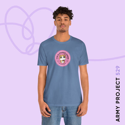 Jin Short Sleeve Shirt - Cute Fanmade BTS Merch - Jin's Fakeu Cake - Soft Unisex T-Shirt