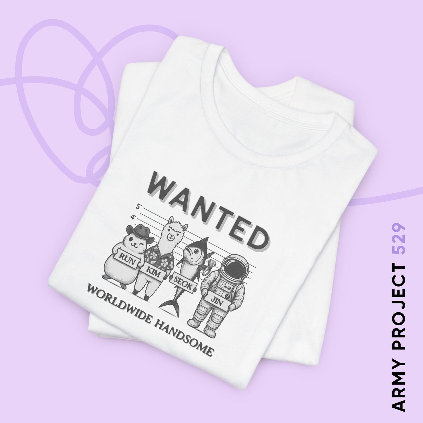 Run Kim Seokjin Unisex Jersey Short Sleeve Tee