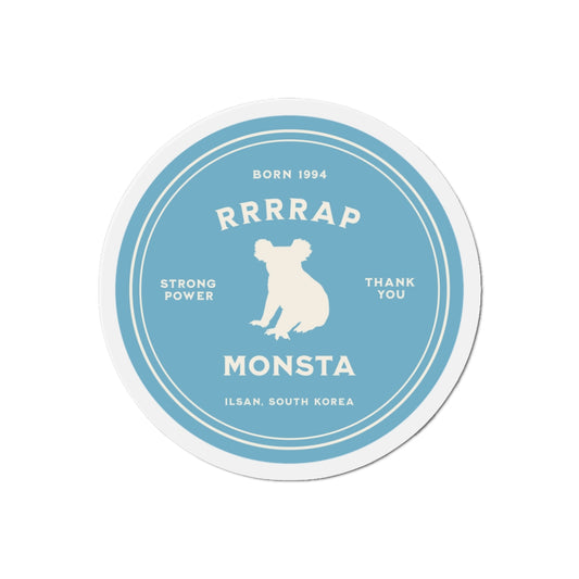 Namjoon Fridge Magnet - Fanmade BTS Nickname Merch - Rrrrap Monsta - Subtle ARMY Decor