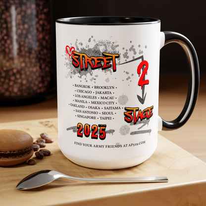 Hobi Concert Coffee Mug - HOTS with Hope - Fanmade BTS Drinkware - 15 oz Ceramic
