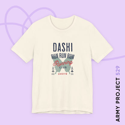 OT7 Short Sleeve Shirt - Dashi Running Club - Fanmade BTS Merch - Unisex Jersey T-Shirt