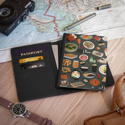 Illustrated Korean Meals Passport Cover