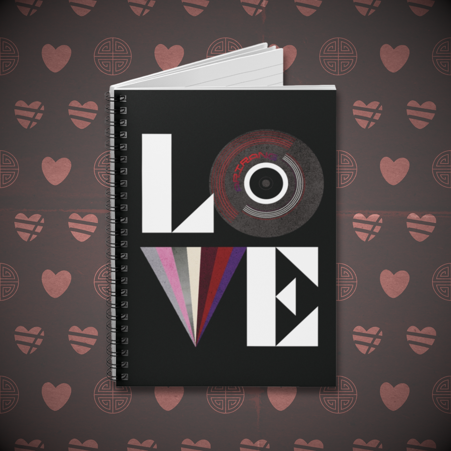 OT7 Notebook - Love Record - Spiral Journal